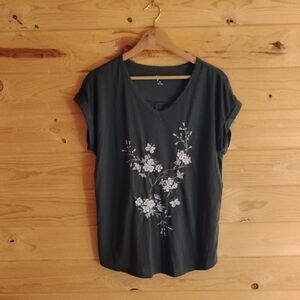 Extra Large Embroidered Top